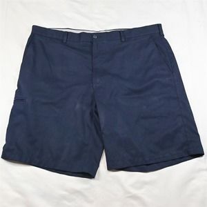 PGA Tour 40 x 10" Navy Blue Tech Wicking Golf Zip Pocket Cargo Shorts‎